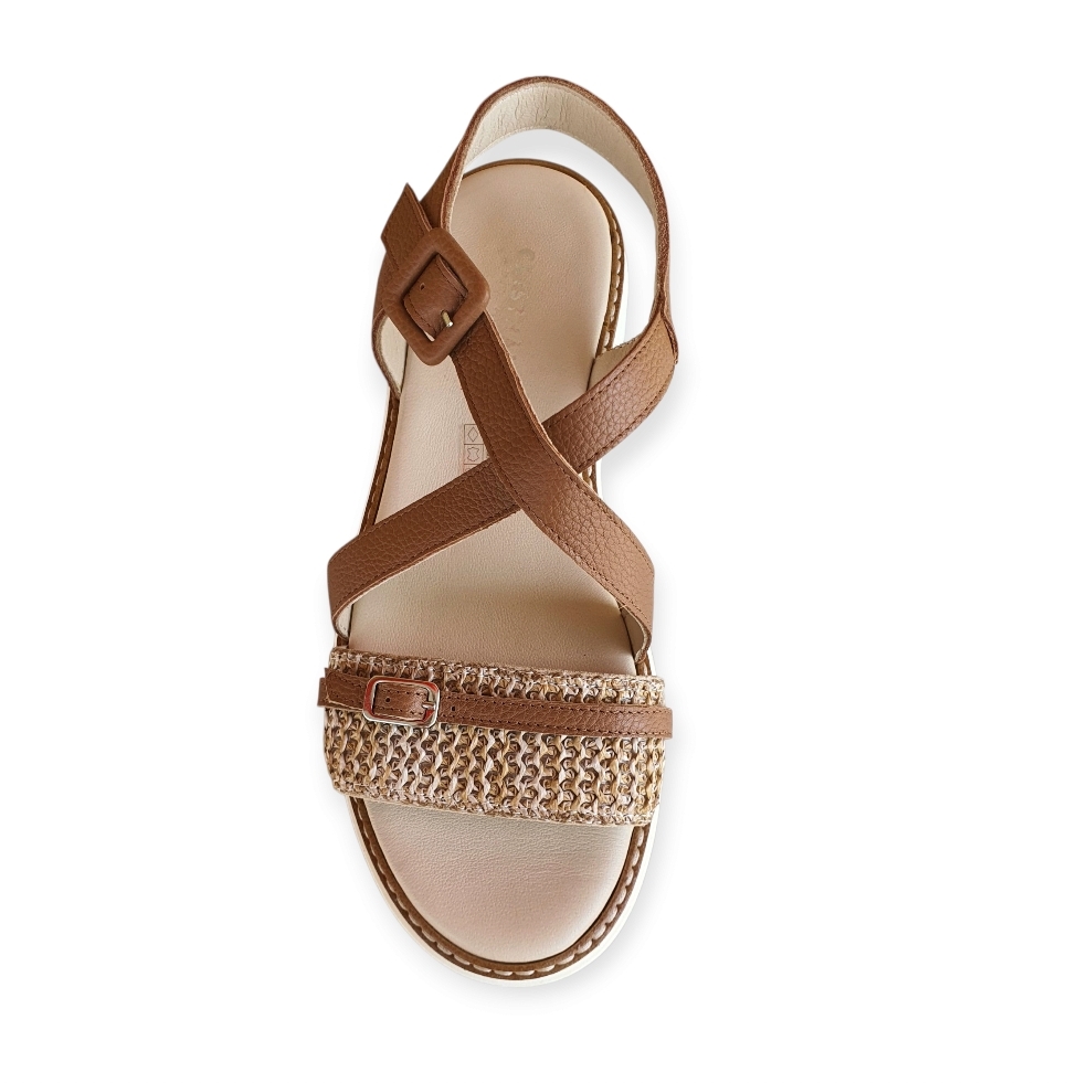 Suzie-Pika Cuoio mart. rafia